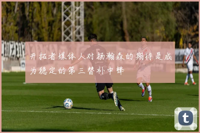 开拓者媒体人对杨瀚森的期待是成为稳定的第三替补中锋